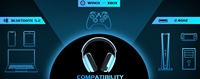 Headset Gaming nirkabel 2.4GHz, cocok untuk gamer PS5, PS4 benteng malam dan panggilan tugas/FPS.