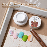 Missgooey Stylo à ongles 2-en-1 gel et à poissons, professionnel, double embout, pinceau à vernis gel, outil de manucure, vente en gros, OEM, marque privée