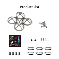 Drone Whoop HGLRC Petrel 75 V2 Brushless - Drone de course FPV d'intérieur pour débutants, entraînement des adolescents et vol freestyle
