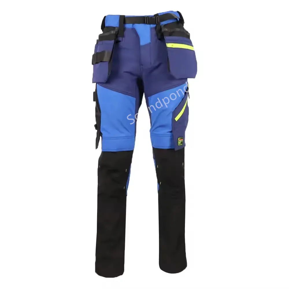 Safetech Bouw Kleding Werkkleding Broek Multi Zakken Slijtvaste Werkkleding Working Men Werk Cargo Broek