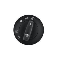 Interrupteur de phare conçu pour le tableau de bord du véhicule, installation facile, matériau durable et compatible avec plusieurs modèles VW