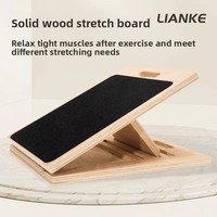 Musculation Physiothérapie Veau Étirement Antidérapant Portable Squat Wedge En Bois Réglable Slant Board