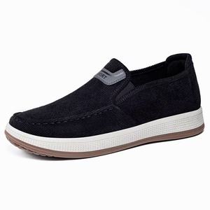 Zapatillas Casuales Nuevas para Hombre, Ligeras, de Corte Bajo, Cómodas, con Rayas, Suela Suave, Parte Superior de Malla, Suela de PVC, Primavera Invierno, para Papás - Product Image 1