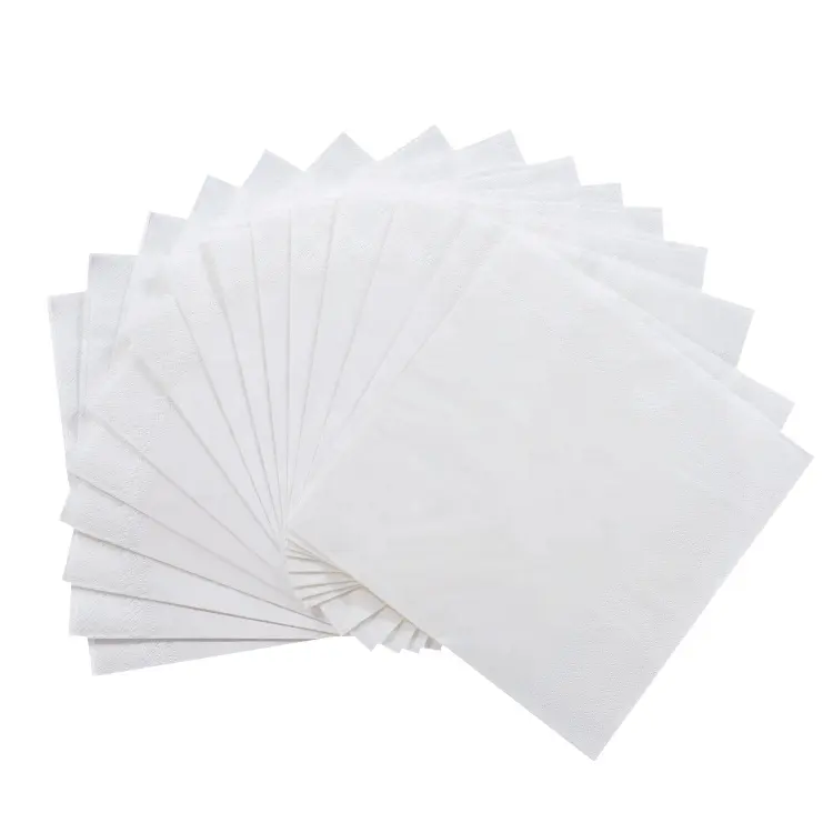 Wholesale paper napkin table tissue dinner paper 23x23 /27x27/33x33/40x40cm 2ply napkins