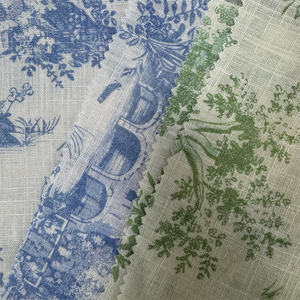 Tela de Lino Orgánico con Mezcla de Viscosa, Transpirable, Fabricada en China, Tela de Lino con Estampado Digital - Product Image 2