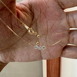 Collier en forme de goutte d'eau Rachel, en argent pur S925, or platine, design de niche pour femmes élégantes, polyvalent pour les petites occasions - Product Image 3