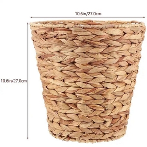 Cesta de mimbre natural tejida a mano, ecológica, para decoración del hogar, organizador de almacenamiento, venta al por mayor, fabricante personalizado de Vietnam - Product Image 4