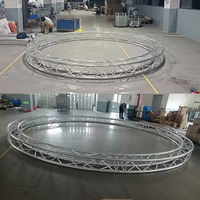 Estructura de Aluminio para Iluminación de Escenario, Truss de Techo Arqueado de 40 Pies, para Eventos al Aire Libre