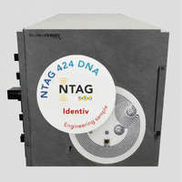 Étiquette RFID NFC de sécurité avancée TAG 424 DNA, 13,56 MHz, anti-contrefaçon