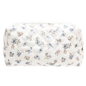Vintage Quilted Zipper Towel Material Makeup Bag Cosmetic Pouch for Brushes Pencils Travel Accessories Women Girls - Product Image 4