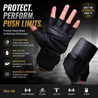 Gants de fitness unisexes respirants à demi-doigts avec fermeture magnétique pour le cyclisme, la musculation et les sports de plein air