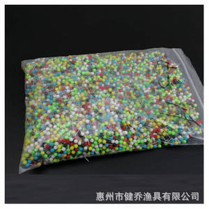 Hui Zhou Jianqiao - Accessoires de pêche - Pointes de perles colorées - Forme de boule en plastique - Accessoires de fixation de ligne de pêche - 10000 pièces - Product Image 3