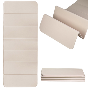 Cao Cấp Thân Thiện Với Môi Công Nghệ Cao Vải + Poe 8-Gấp Yoga Mat Biểu Tượng Tùy Chỉnh Non-Slip Dễ Dàng Lưu Trữ Gấp Yoga Mat - Product Image 4