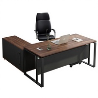 Meubles de bureau exécutifs convertibles en forme de L Liyu Modern, table en bois commerciale pliable et extensible, bureau d'ordinateur pour la maison et l'école