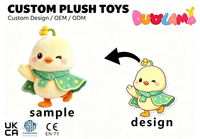 Peluche OEM de haute qualité en tissu doux pour enfants, idéale comme cadeau promotionnel d'entreprise