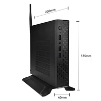 New Industrial Mini PC Intel Core I3/I5/I7 4th Gen Dual Core DDR3 8GB M.2 256GB SSD Business Desktop Computer