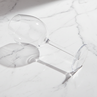 Verres à vin en cristal moderne soufflés à la main sans plomb pour mariage et fête, vente en gros