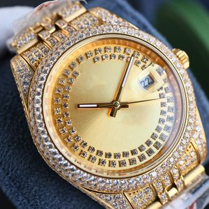 Montre-bracelet pour homme de qualité supérieure en moissanite, inspirée des créateurs, style business décontracté avec date - Product Image 3