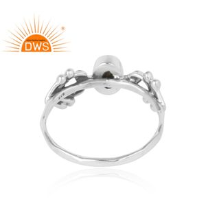 Anillo de labradorita natural, joyería de piedras preciosas, venta al por mayor, anillo de diseñador de Plata de Ley 925 oxidado antiguo, Colección Vintage - Product Image 3