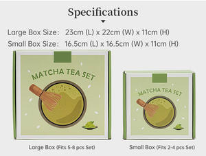 Ensemble de fouets à matcha japonais <span class=keywords><strong>Berserk</strong></span> avec logo personnalisé, 4-7-9 pièces, ensemble cadeau de matcha en gros personnalisable avec boîte - Product Image 5