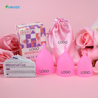 Copa Menstrual Deportiva de Silicona de Grado Médico Ecológica, Reutilizable y de Gran Capacidad, Venta al por Mayor de Fabricante OEM