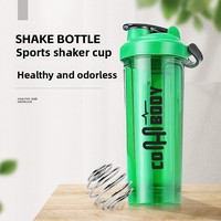 Grande tasse de secoueur de 700ml pour la poudre de protéine Tritan matériel étanche en acier inoxydable Fitness bouteille d'eau pour le voyage