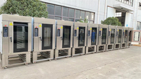 Four à vapeur électrique automatique à dix plateaux 380V, usage commercial, grande capacité, avec grille rotative et contrôle programmable, pour lait de maïs