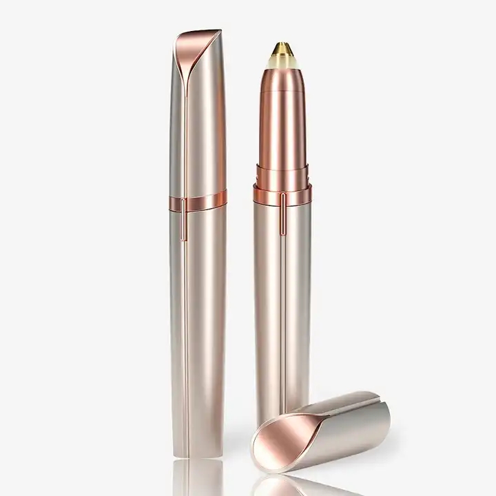 Самый популярный электрический прибор для удаления бровей, триммер для бровей, устройство для удаления волос, ручка для красоты лица из нержавеющей стали