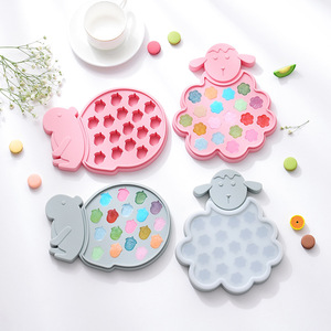 Moldes de Silicona con Forma de Animales para Cubos de Hielo, Aptos para Alimentos, con Tapa, Ecológicos, para Hacer Dulces, Chocolate y Helados - Product Image 5