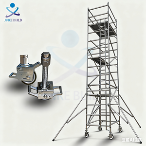 Giàn giáo nhôm dễ dàng lắp ráp với bánh xe nhôm giàn giáo tháp Thang cho xây dựng - Product Image 1