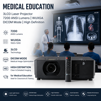 Proyector Láser 3LCD para Educación Médica, 7200 Lúmenes ANSI, Wuxga, Modo Dicom, Alta Definición