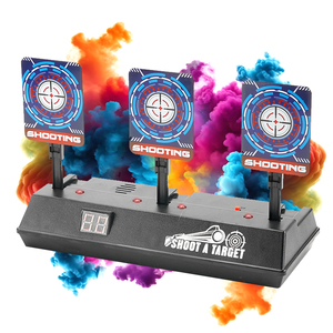 เป้าหมายยิงปืนอัตโนมัติ 3 จุด พร้อมระบบให้คะแนนอิเล็กทรอนิกส์  พร้อมเอฟเฟกต์แสงและเสียง สำหรับปืนเนิร์ฟ เจล บลาสเตอร์ และปืนยิงกระสุนนิ่ม - Product Image 1