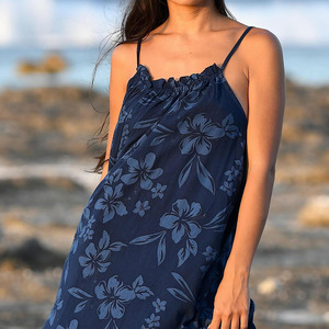 เดรสยาวลายโบฮีเมียนฤดูร้อนใหม่ แต่งระบาย ผ้าลินินคอตตอนเนื้อนุ่ม สไตล์ฮาวาย แบบสั่งตัดได้ - Product Image 5