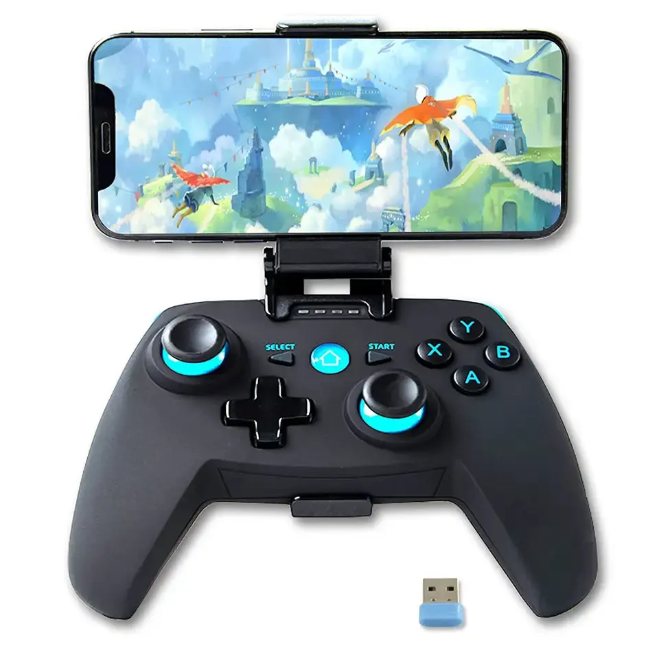 Contrôleur de jeu sans fil pour téléphone Android, contrôleur de jeu VR pour manger du poulet, contrôleur de jeu en gros
