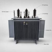 Transformateur de puissance triphasé immergé dans l'huile S11/S13 10kV/35kV 30kVA-2500kVA |   Transformateur de distribution à haut rendement énergétique