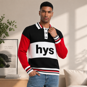 Suéter Intarsia Personalizado OEM y ODM para Hombre, <span class=keywords><strong>Jersey</strong></span> de Punto Jacquard de Manga Larga, Suéter de Invierno de Diseño para Hombre - Product Image 2