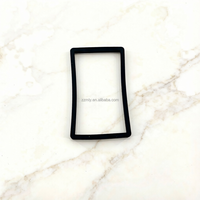 MILAIYOU Porte-cartes d'identité et de crédit en silicone personnalisable, protection de passeport sans fermeture, style tendance, gravure laser/transfert thermique/soie