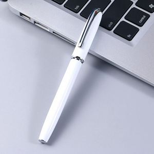 Bolígrafo Promocional de Diseño Lujoso con Grabado Personalizado, Tinta Azul, Estilo Simple y Neutro, con Gel de Agua y Detalles Metálicos - Product Image 2