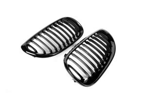 Grilles de pare-chocs avant ABS <span class=keywords><strong>noir</strong></span> brillant <span class=keywords><strong>E60</strong></span>, <span class=keywords><strong>calandre</strong></span> centrale en maille pour BMW série 5 <span class=keywords><strong>E60</strong></span> E61 2004-09 - Product Image 6