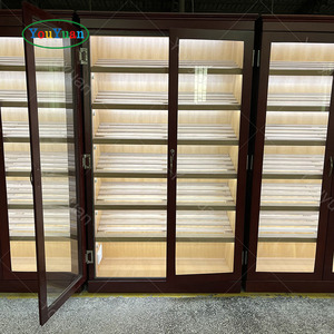 Vitrine à cigares et tabac avec éclairage LED et présentoir en cèdre espagnol pour magasins de détail et centres commerciaux - Product Image 5