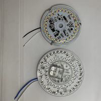 Lumière LED de remplacement AC120V 20W pour ventilateur de plafond, diamètre 118 mm, 5 températures de couleur, dimmable, télécommande et commande par chaîne, ETL FCC