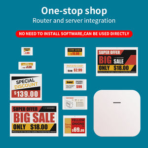 HIPOINK ขายส่ง OEM ODM ระบบ ESL ป้ายราคาอิเล็กทรอนิกส์แบบ E Ink สำหรับซูเปอร์มาร์เก็ตสุดหรู ป้ายราคาอัจฉริยะสำหรับชั้นวางสินค้าปลีก - Product Image 2