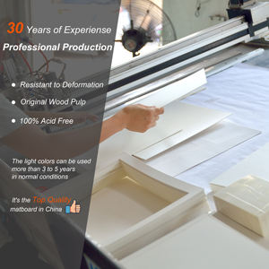 Picture <strong>Frames</strong> Wholesale Acid Free Matboard Bevel Cutting Cream Core 11x14 Picture <strong>Frame</strong> Passepartout for Home Decoration - Product Image 4