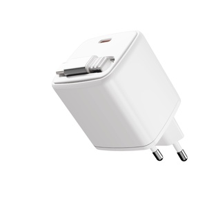 Xách tay 65 Wát nhanh kép phổ Type-C sạc cáp CE được phê duyệt Bộ sạc <span class=keywords><strong>USB</strong></span> sạc nhanh 3.0 di động nhanh tường gan sạc - Product Image 4