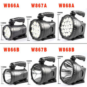 ไฟฉาย LED แบบพกพา W886 แบตเตอรี่แบบชาร์จไฟได้ 4800 มิลลิแอมป์สำหรับตั้งแคมป์เดินป่าสำรวจถ้ำตกปลาตอนกลางคืนไฟลาดตระเวน - Product Image 5