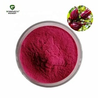 Poudre de bissap biologique de qualité supérieure avec poudre de sabdariffa d'hibiscus et hibiscus séché pour mélanges de boissons