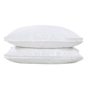 Pabrik Kustom Bordir Dekoratif Pola Logo Putih <span class=keywords><strong>Hotel</strong></span> Bantal Tidur Sehat Angsa Bawah Bantal - Product Image 3