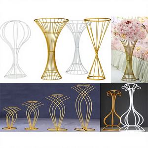 Soporte para Macetas de Flores para Ceremonias de Boda Modernas, Más Vendido, de Fibra de Vidrio, Tamaño y Color Personalizables, Decoración Elegante para Eventos de Boda - Product Image 1