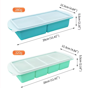 Bandeja de Cubitos de Hielo Rectangular de Silicona, Moldes Reutilizables <span class=keywords><strong>para</strong></span> Congelador <span class=keywords><strong>para</strong></span> Cubos de Sopa, Congela Convenientemente Caldo, Sobras <span class=keywords><strong>y</strong></span> Helados - Product Image 6