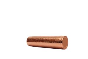 Modern Matte Finish Hammered Copper Water <b>Bottle</b> - Sustainable Hand-Polished 1L Copper <b>Flask</b> with Leak-Proof Screw Cap - Product Image 2